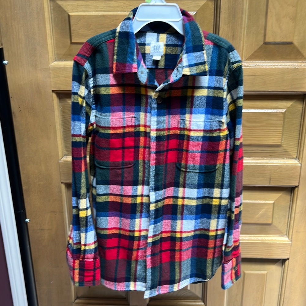 Boy’s flannel button down shirt